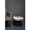Salontafel/bijzettafel oud houten wiel India 50 cm