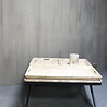 Rene Houtman Salontafel met dienbladen 100 x 100 x 50 cm Rene Houtman Salontafel met dienbladen 100 x 100 x 50 cm