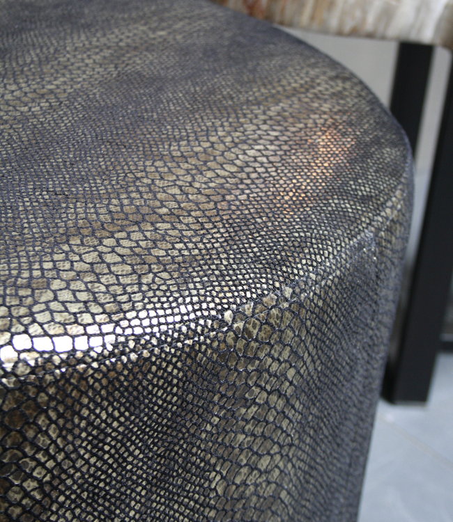 Rene Houtman Hocker Marlijn Slangenprint 65 x 45 cm