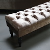 Rene Houtman Bedbankje Gecapitonneerd velvet Light 160 x 40 x 47 cm Rene Houtman Bedbankje Gecapitonneerd velvet Light 160 x 40 x 47 cm