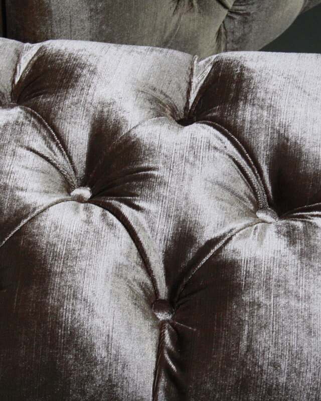 Rene Houtman Bedbankje Gecapitonneerd velvet Light 160 x 40 x 47 cm