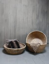 Rene Houtman Oud Indisch Papier-Maché Kom 80 cm