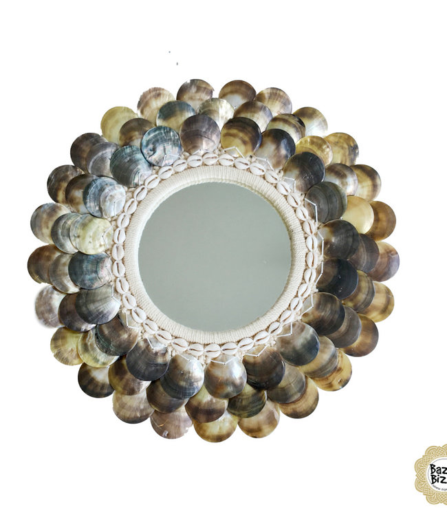 Bazar Bizar De Coin Spiegel - Natural Brown - M