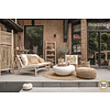 Island Tweezits Tuinbank | Natural White | L140 x B80 x H75 cm