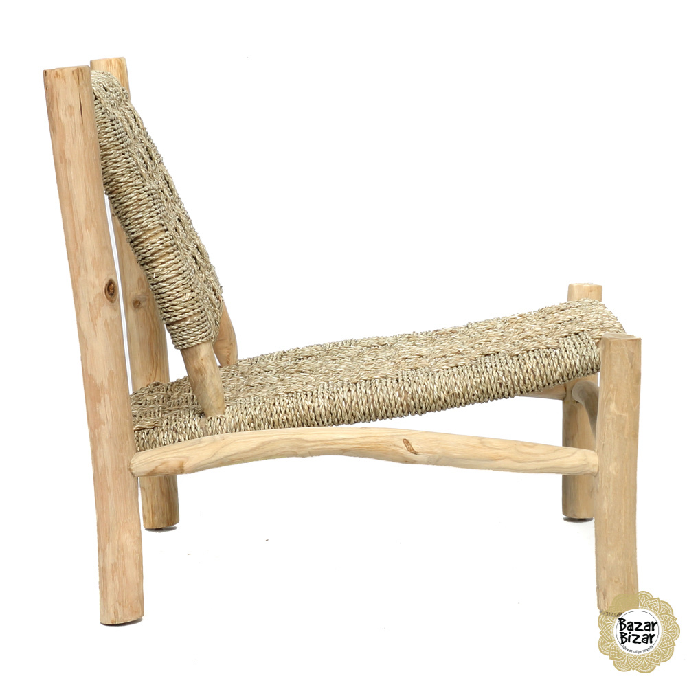 Bazar Bizar The Seagrass One Seater | Natural | L65 x B77 x H82 cm