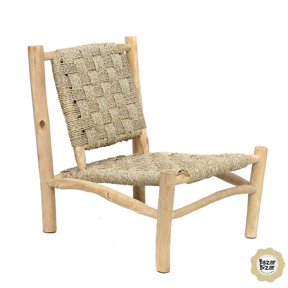 Bazar Bizar The Seagrass One Seater | Natural | L65 x B77 x H82 cm