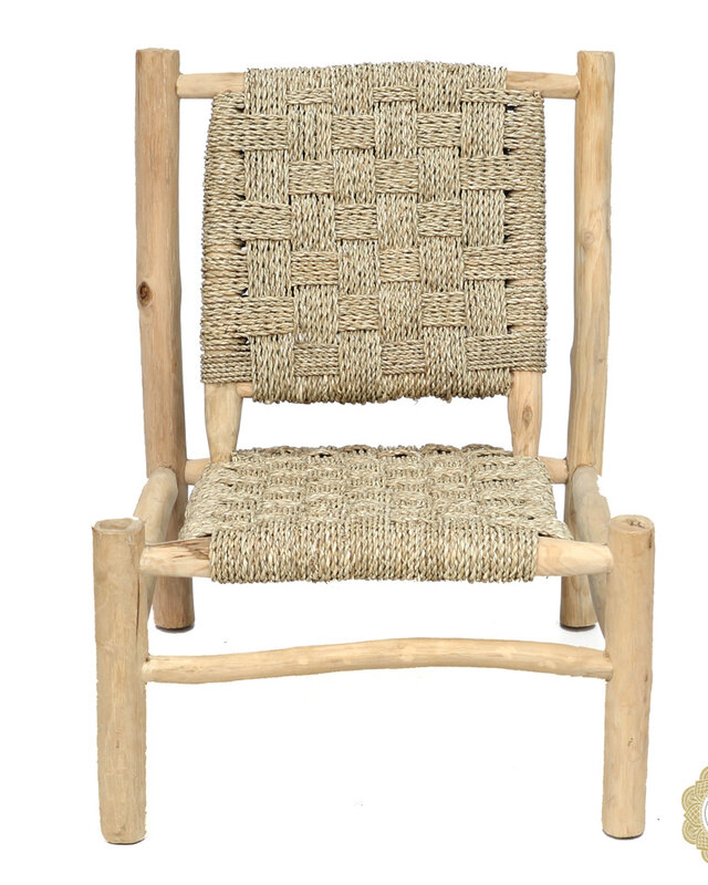 Bazar Bizar The Seagrass One Seater | Natural | L65 x B77 x H82 cm
