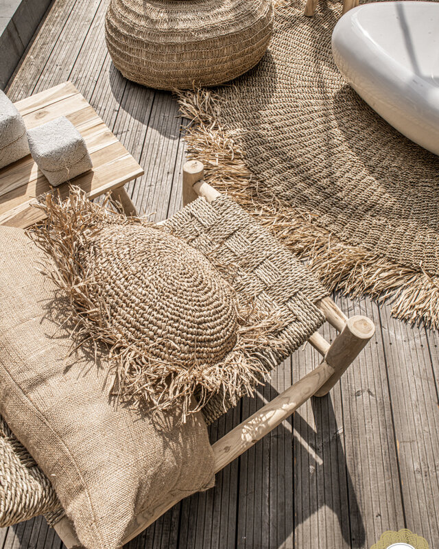 Bazar Bizar The Seagrass One Seater | Natural | L65 x B77 x H82 cm