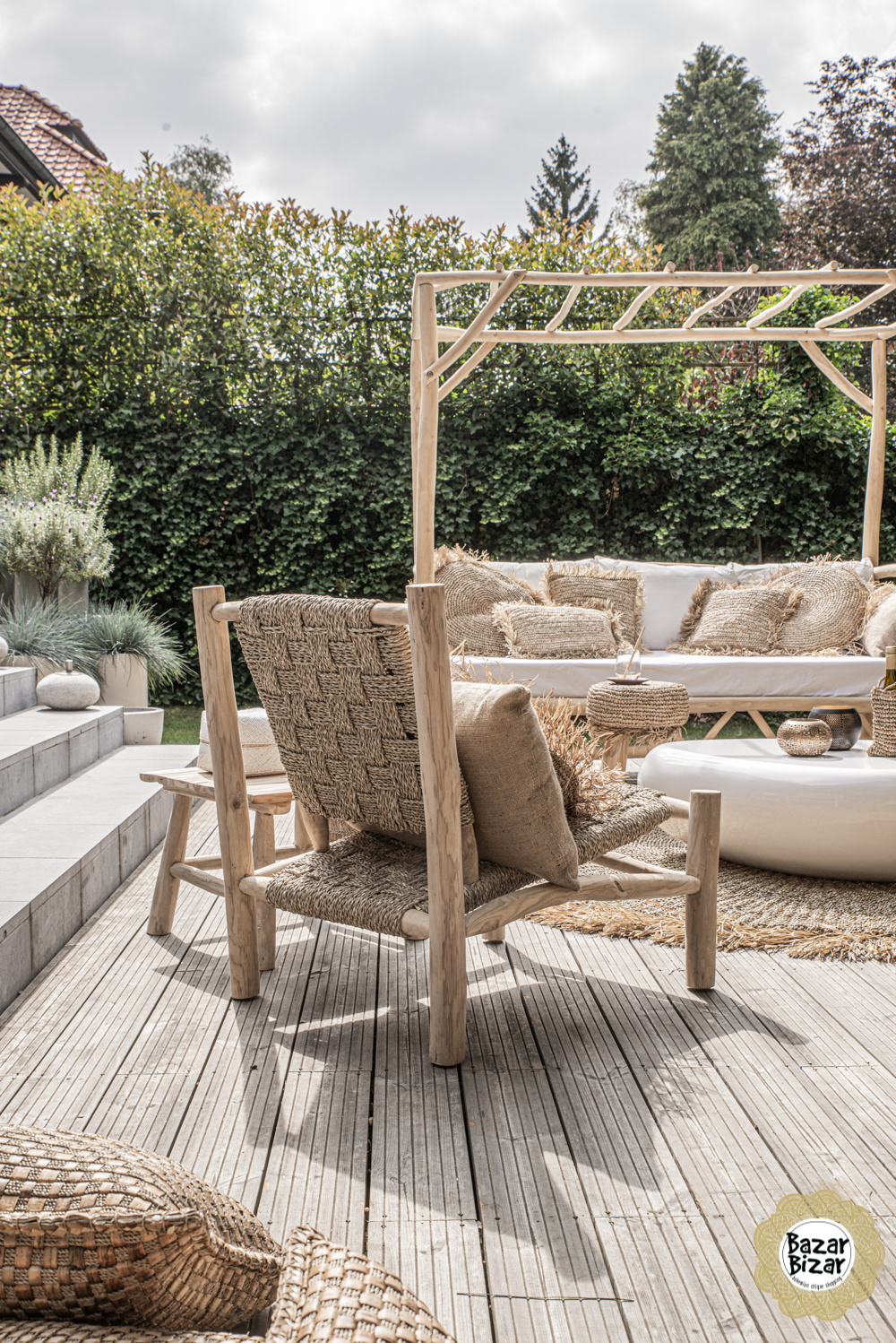 Bazar Bizar The Seagrass One Seater | Natural | L65 x B77 x H82 cm