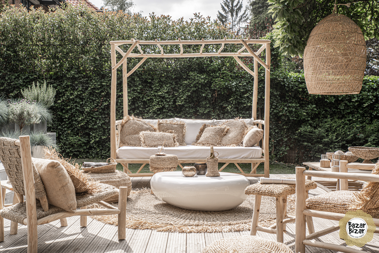 Bazar Bizar The Seagrass One Seater | Natural | L65 x B77 x H82 cm
