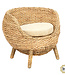 Bazar Bizar Water Hyacinth Stoel | Natural White