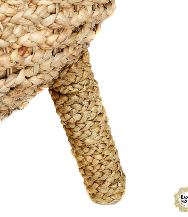 Bazar Bizar Water Hyacinth Stoel | Natural White