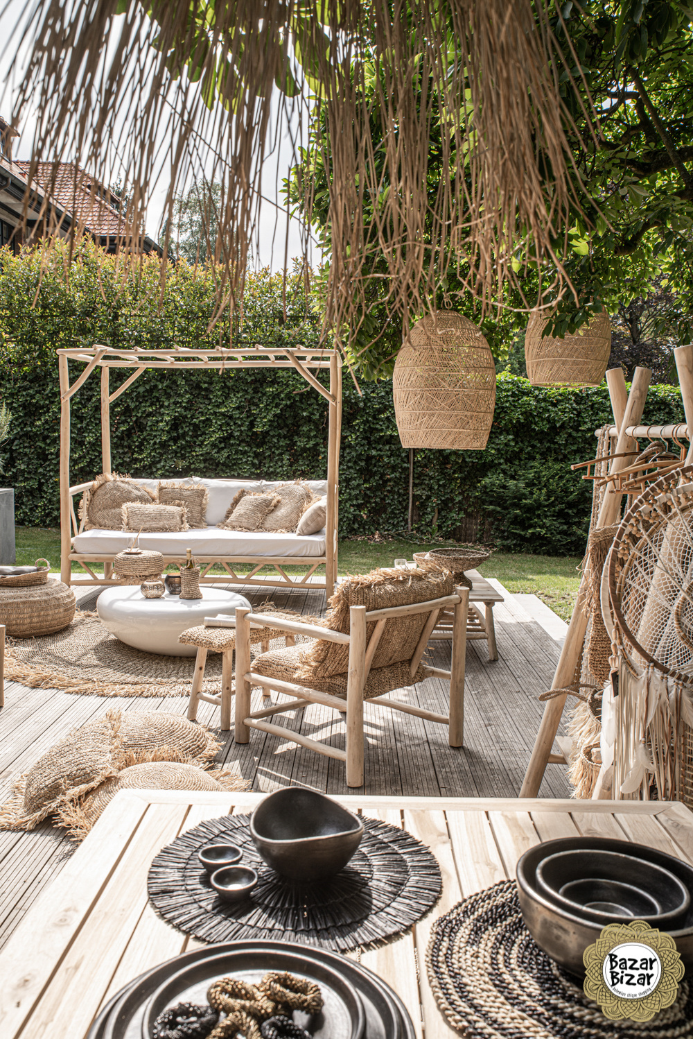 Bazar Bizar Rattan Hanglamp | Natural | L50 x B80 cm