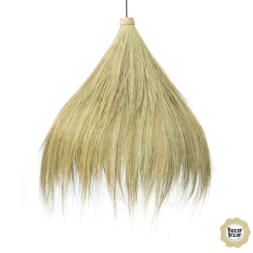 Bazar Bizar Rayung Hanglamp Gras - Natural - L - 85 cm