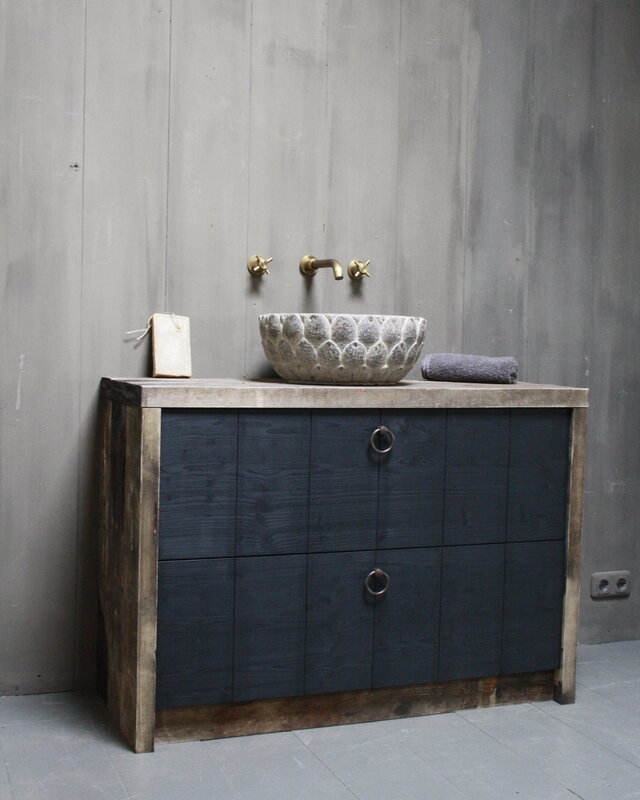 Rene Houtman Woods Badkamermeubel 120 x 85 cm - 2 laden