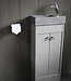 Rene Houtman Landelijk toiletmeubel + fontein dark grey 90 x 38 cm