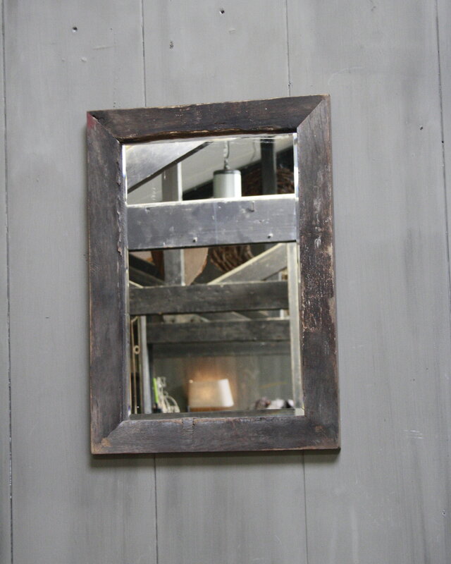 Rene Houtman Eikenhouten toiletspiegel Dark 53 x 38 cm