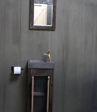 Rene Houtman Eikenhouten toiletspiegel Dark 53 x 38 cm