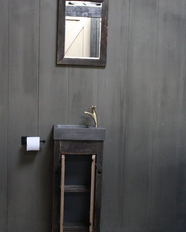 Rene Houtman Eikenhouten toiletspiegel Dark 53 x 38 cm