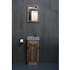 Eikenhouten toiletspiegel Light 53 x 38 cm