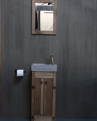Rene Houtman Eikenhouten toiletspiegel Light 53 x 38 cm