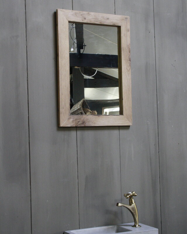 Rene Houtman Eikenhouten toiletspiegel Light 53 x 38 cm