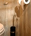 Dauby Dubbele toiletrolhouder mat wit brons 35 cm