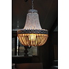 Kralen Hanglamp Wit XL Rosalie 62 x 51 cm