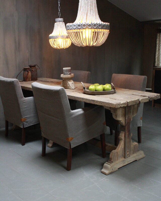 Rene Houtman Kralen Hanglamp Wit XL Rosalie 62 x 51 cm