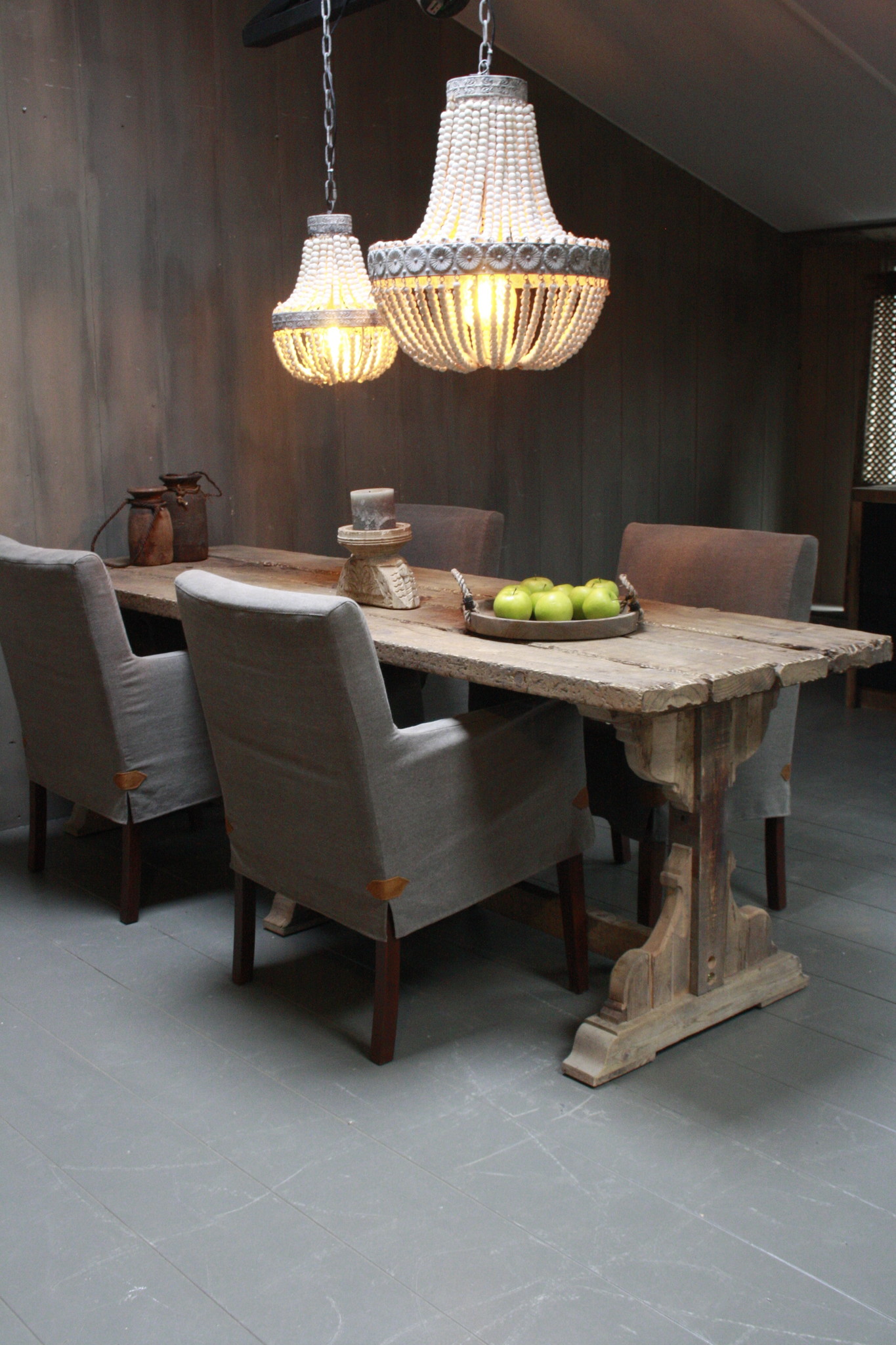 Rene Houtman Kralen Hanglamp Wit XL Rosalie 62 x 51 cm