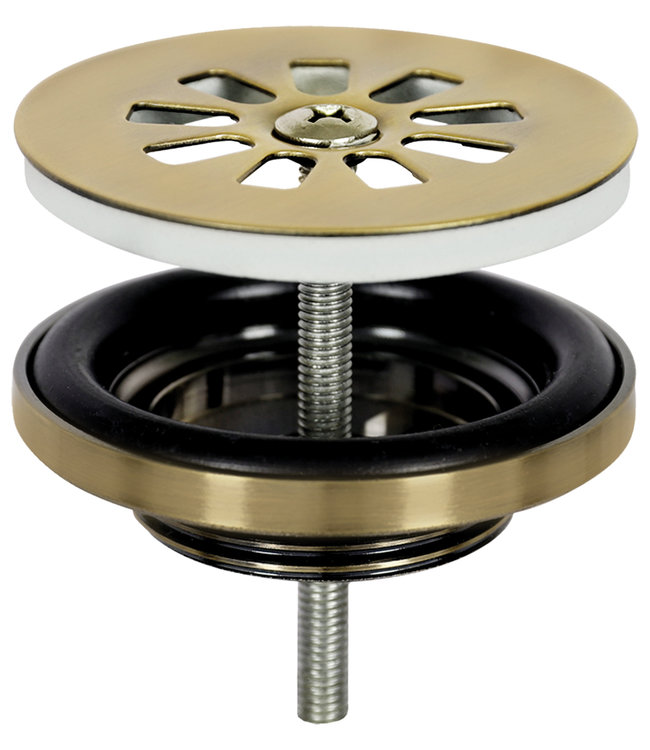 Rene Houtman Davido fonteinset - keramiek - kraan mat goud