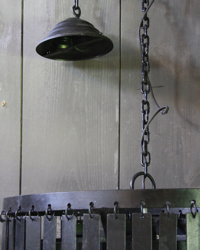 Rene Houtman Landelijke Metalen Hanglamp Dean H33 x B55 cm