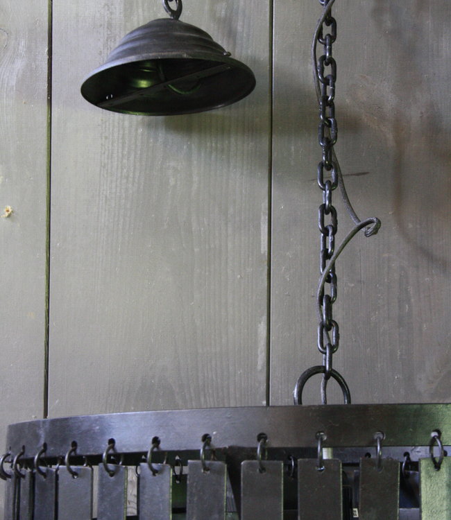 Rene Houtman Landelijke Metalen Hanglamp Dean H33 x B55 cm