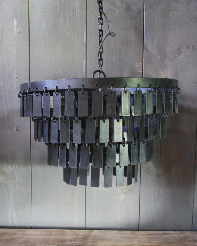 Rene Houtman Landelijke Metalen Hanglamp Dean H33 x B55 cm