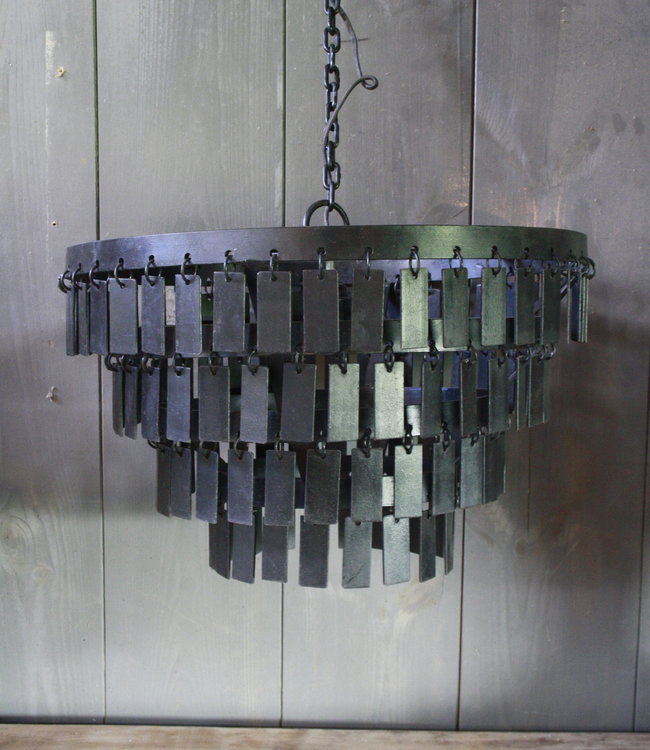 Rene Houtman Landelijke Metalen Hanglamp Dean H33 x B55 cm