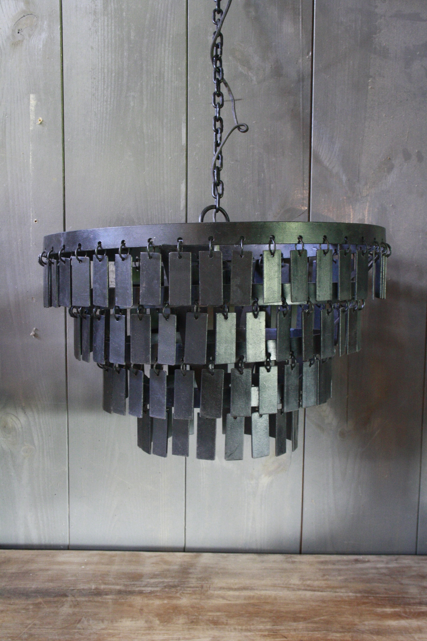 Rene Houtman Landelijke Metalen Hanglamp Dean H33 x B55 cm