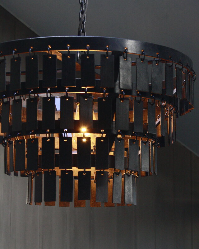 Rene Houtman Landelijke Metalen Hanglamp Dean H33 x B55 cm