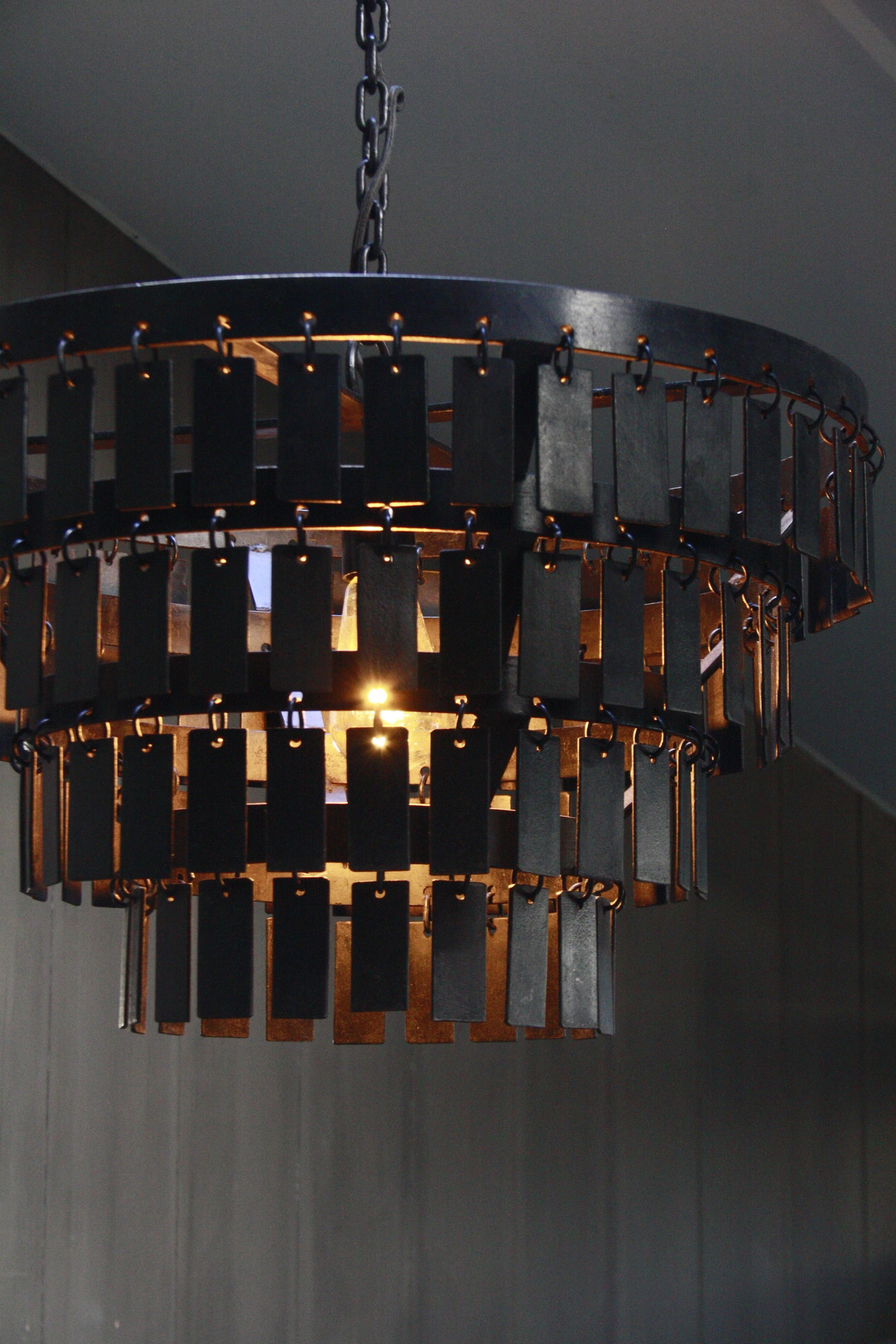 Rene Houtman Landelijke Metalen Hanglamp Dean H33 x B55 cm