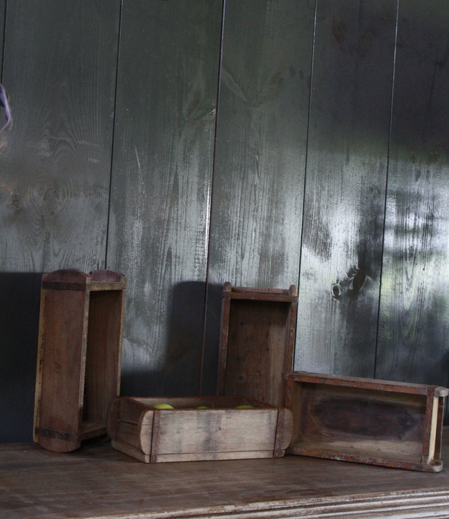 Rene Houtman Oude houten brickmall L32 x B15 x H9 cm