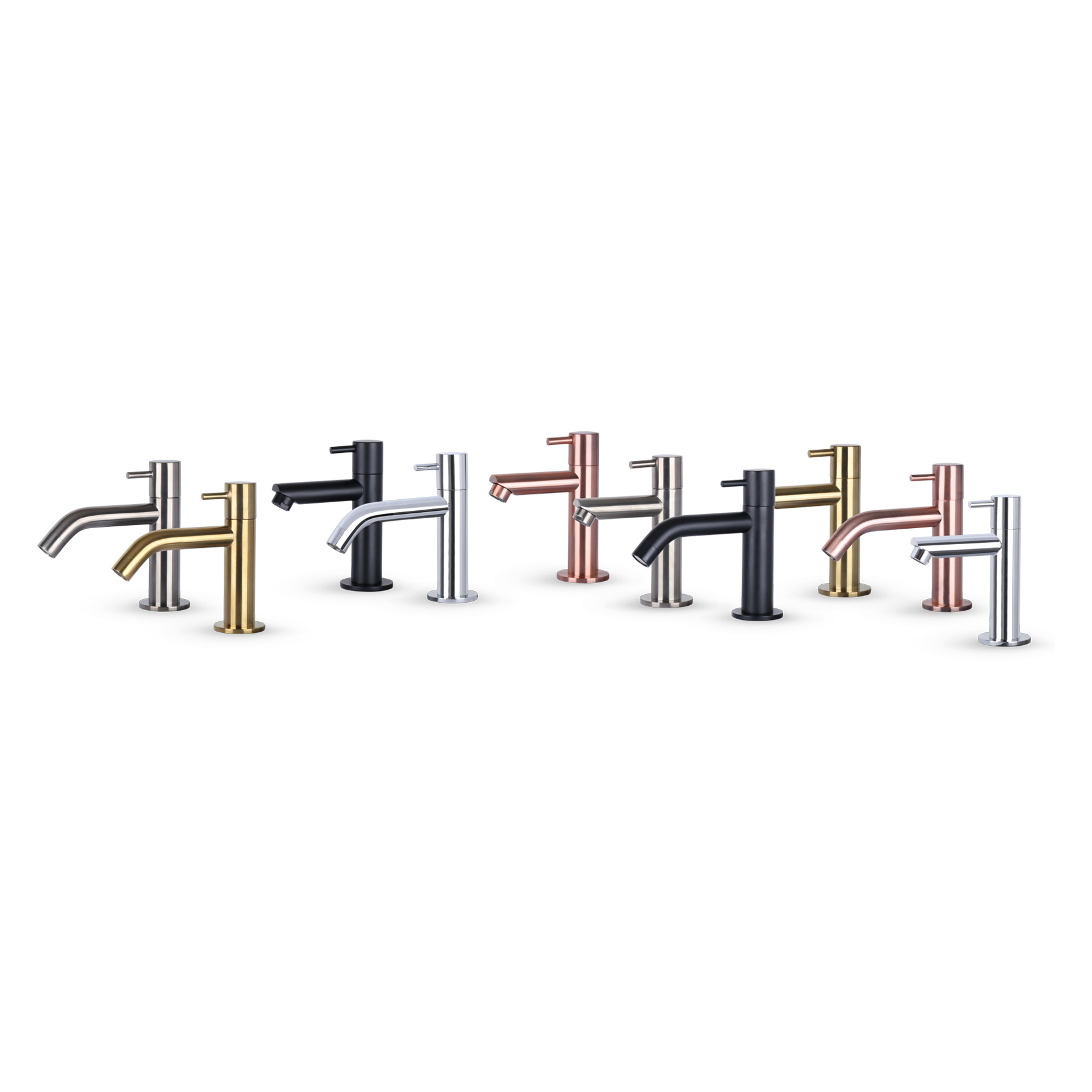 Differnz Fonteinkraan Differnz Mix Gebogen Mat Zwart