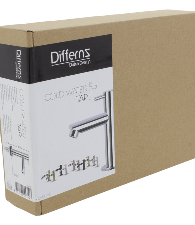 Differnz Fonteinkraan Differnz Mix Recht Chroom