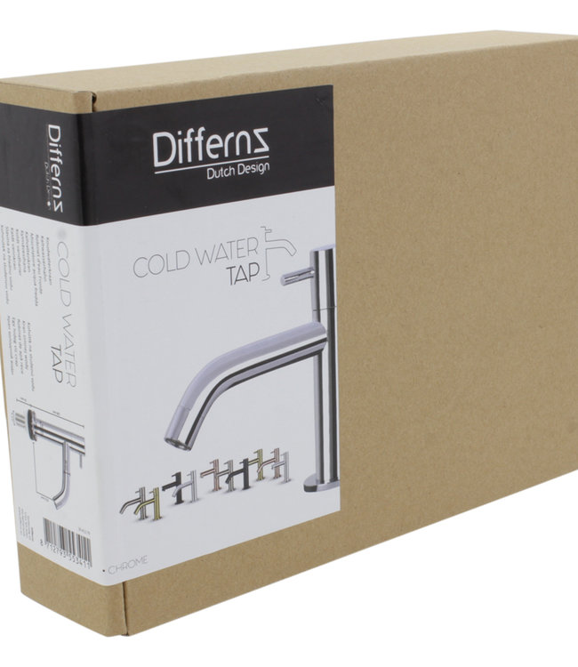 Differnz Fonteinkraan Differnz Mix Gebogen Chroom