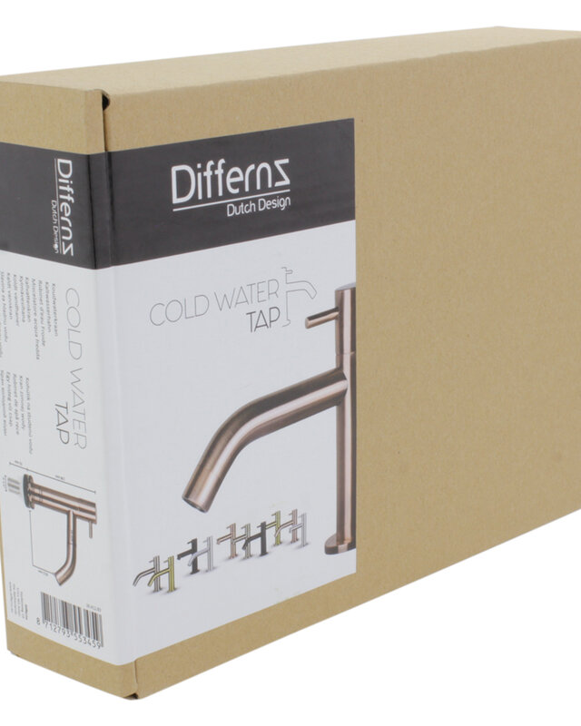 Differnz Fonteinkraan Differnz Mix Gebogen Koper