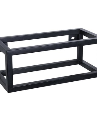 Differnz Handdoekrek fontein 38.5 x 18.5 cm Zwart