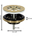 Differnz Afvoerplug – Mat goud 64 mm