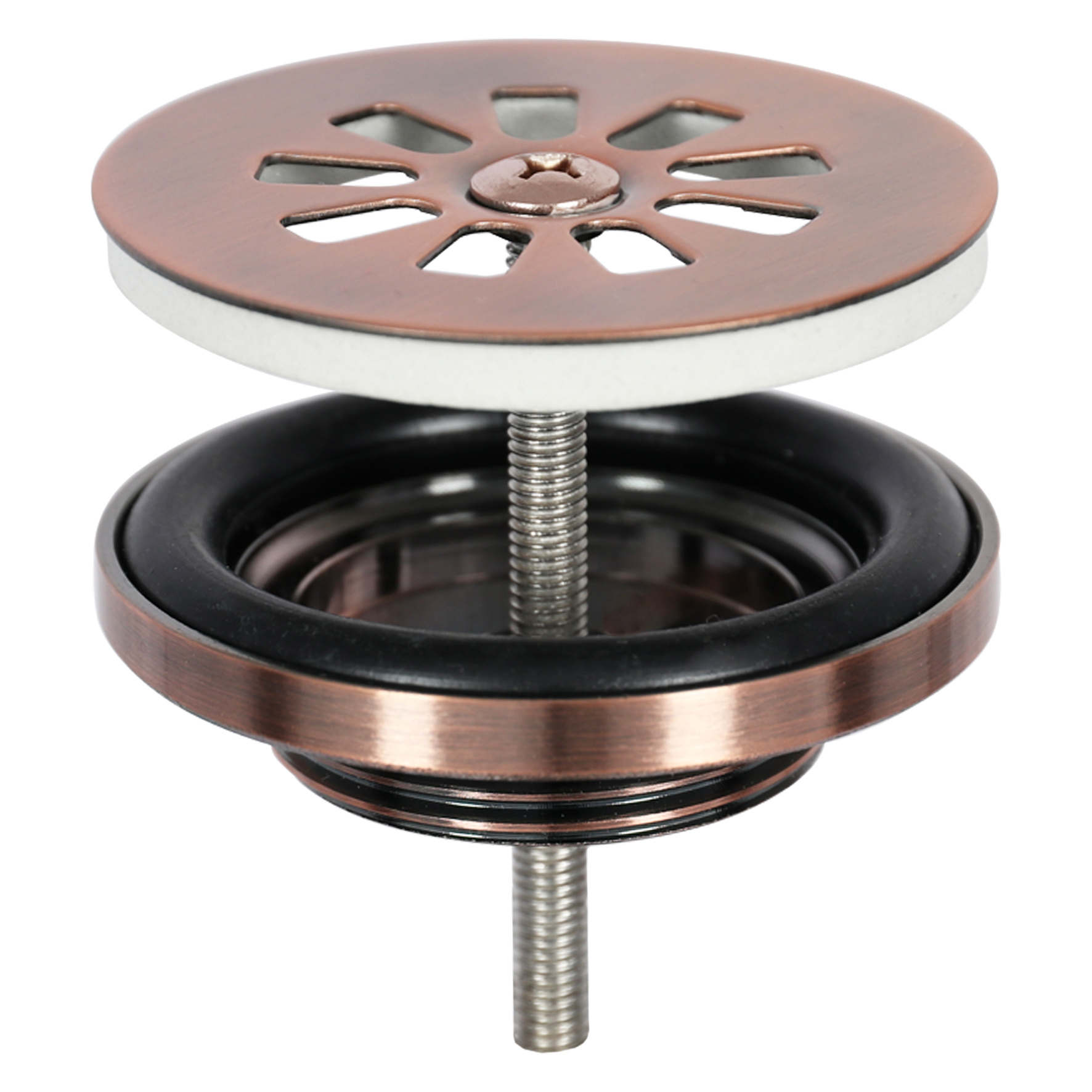 Differnz Afvoerplug – Rood koper 64 mm