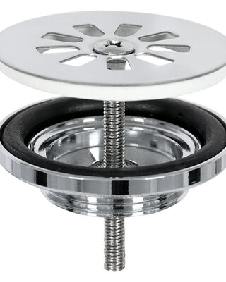 Differnz Afvoerplug – Chroom 64 mm
