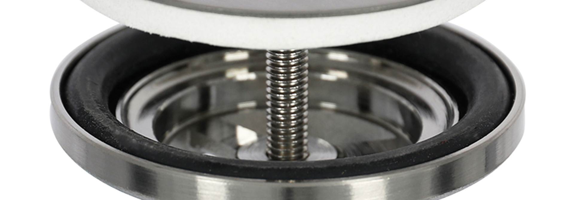 Afvoerplug – Mat chroom 64 mm