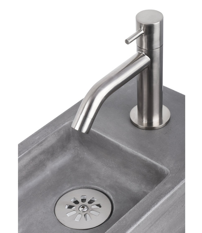 Differnz Afvoerplug – Mat chroom 64 mm