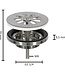 Differnz Afvoerplug – Mat chroom 64 mm